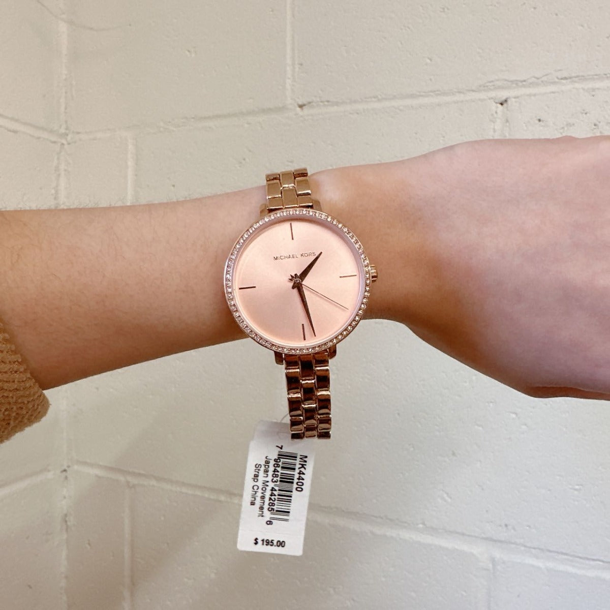 Michael Kors MK4400 Women's Charley Three-Hand Rose Gold-Tone Alloy Watch Michael Kors MK4400 Women's Charley Three-Hand Rose Gold-Tone Alloy Watch